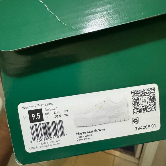 PUMA White Platform Sneakers - Picture 3 of 4